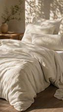 Oat Linen Duvet Cover